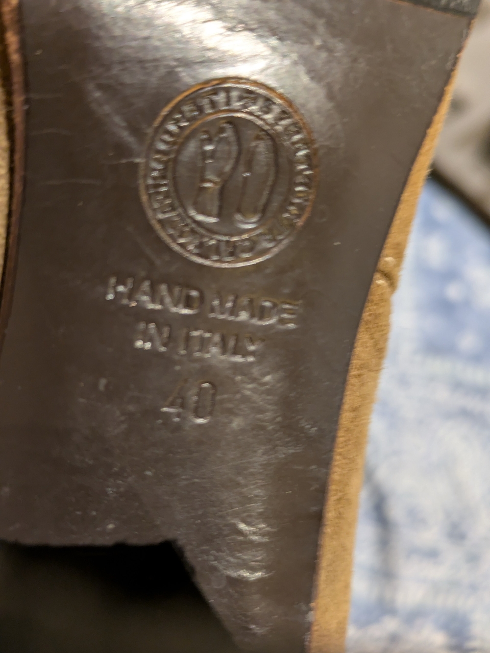 Handmade Italian Designer Suede Boots - S Fratalita Calsolari Regnata